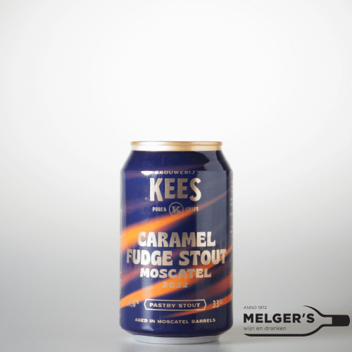 Kees - Caramel Fudge Stout Moscatel Barrel Aged 2022 Pastry Stout Blik 33cl