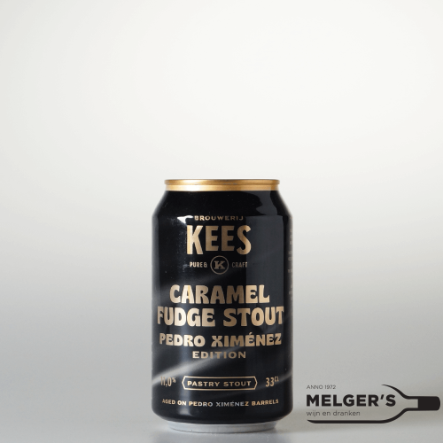 Kees  Caramel Fudge Stout Pedro Ximénez Barrel Aged Blik 33cl - Melgers