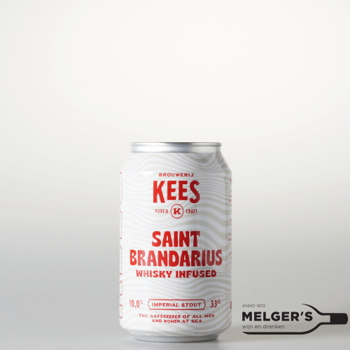 Kees - Saint Brandarius Whisky Infused Imperial Stout 33cl Blik