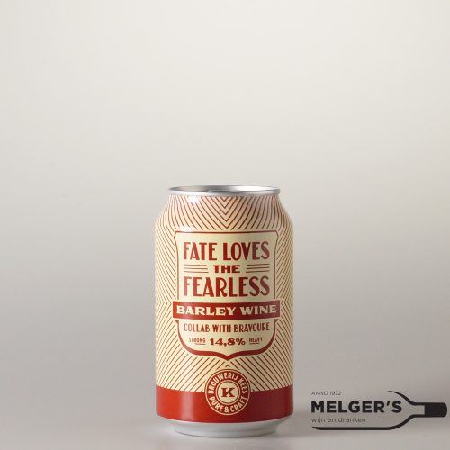 Kees x Bravoure - Fate Loves The Fearless Barley Wine 33cl Blik