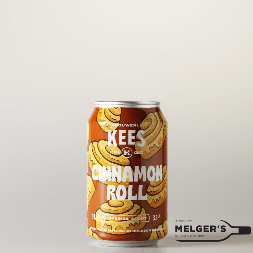 Kees x Närke Kulturbryggeri - Cinnamon Roll Bourbon Barrel Aged Imperial Pastry Stout 33cl Blik