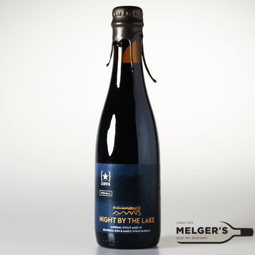 Lervig x Põhjala  Rackhouse Night By The Lake Rum Bourbon Maple Syrup  Barrel Aged Imperial Stout 37,5cl - Melgers