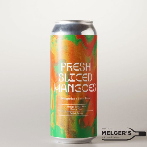 Maltgarden x Heist Brew - Fresh Sliced Mangoes Pastry Sour Blik 50cl