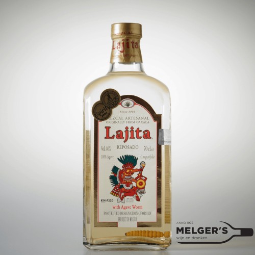 Mezcal Lajita met wurm 70Cl