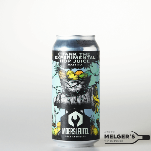 Moersleutel  Crank The Experimental Hop Juice Hazy New England IPA Blik 44cl - Melgers