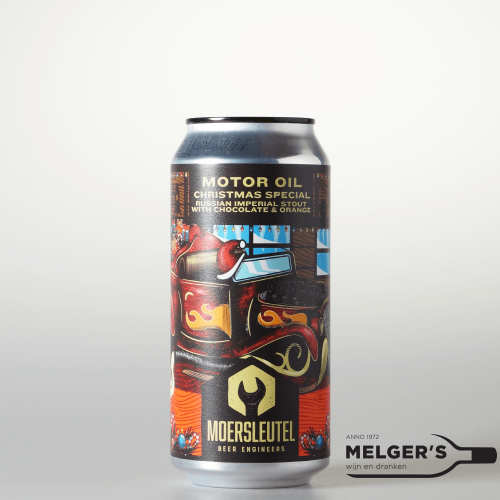 Moersleutel  Motor Oil Christmas Special Russian Imperial Stout with Chocolate & Orange 44cl Blik - Melgers