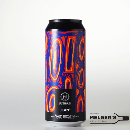 Nepomucen  Jean⁵ Imperial Pastry Stout Figs x Dates x Cascara X Vanilla 50cl Blik - Melgers