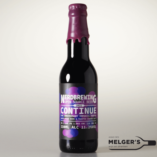Nerdbrewing - Continue 6th Anniversary Imperial Porter 33cl