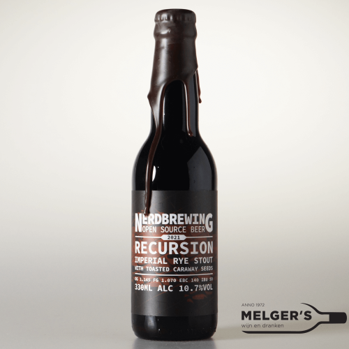 Nerdbrewing - Recursion Imperial Rye Stout With Toasted Caraway Seeds Imperial Stout 33cl