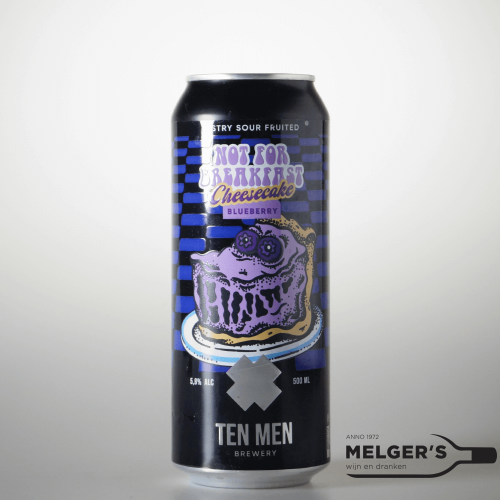 Ten Men  Not For Breakfast: Blueberry Cheesecake Pastry Sour 50cl Blik - Melgers