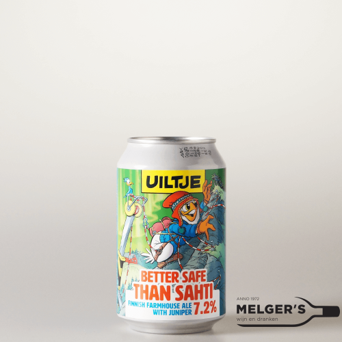 Uiltje - Better Safe Than Sahti Finnish Farmhouse ale with Juniper 33cl Blik