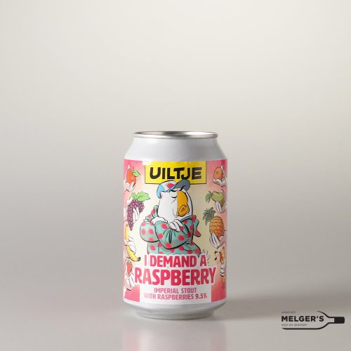 Uiltje - I Demand a Raspberry - Imp. Stout w raspberries 33cl Blik