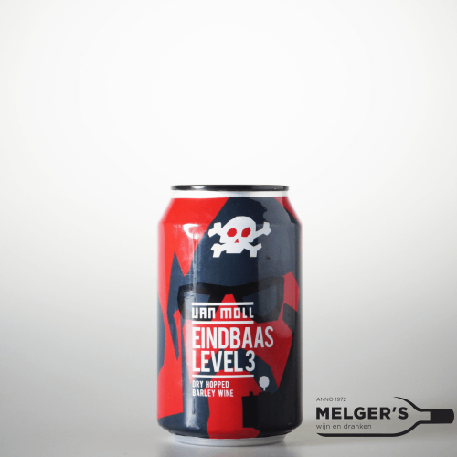 Van Moll  Eindbaas Level 3 Dry Hopped Barleywine Blik 33cl - Melgers