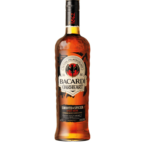 bacardi oakheart rum 70cl