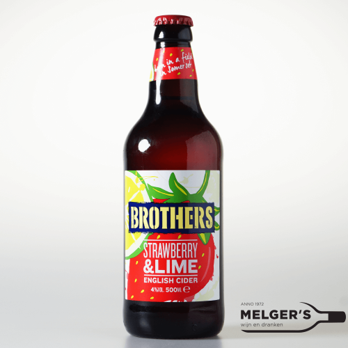 brothers strawberry & lime english cider 50cl