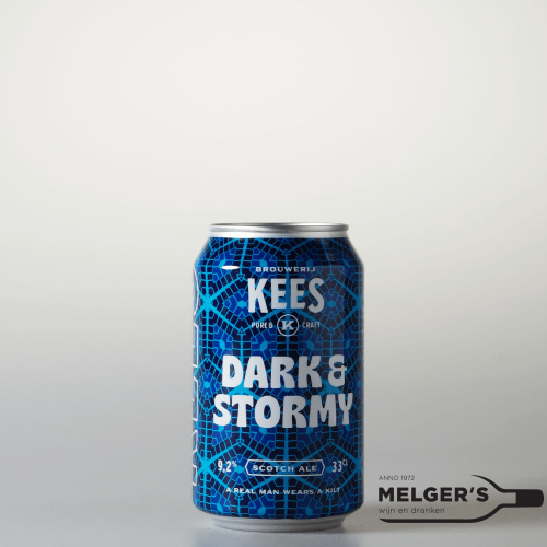 Kees  Dark & Stormy Scotch Ale Blik 33cl - Melgers