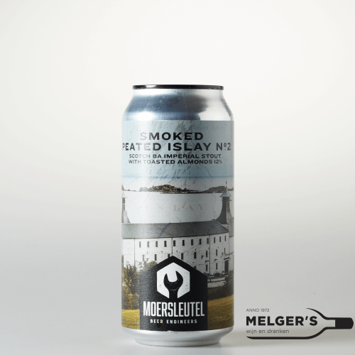 Moersleutel  Smoked Peated Islay No2 Scotch Barrel Aged Imperial Stout With Toasted Almonds 44cl Blik - Melgers