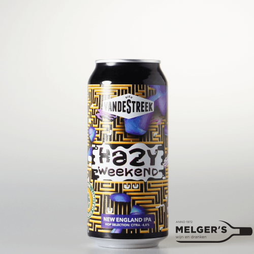 vandeStreek  Hazy Weekend Hop Selection Citra New England IPA 44cl Blik - Melgers